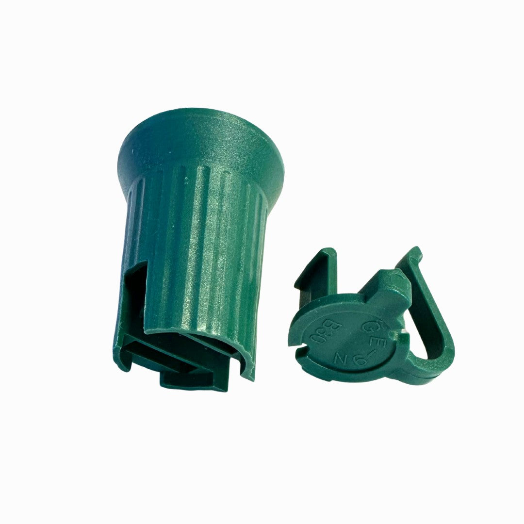 Green Replacement C9 Sockets - SPT-1 - Commercial Christmas Lights ...