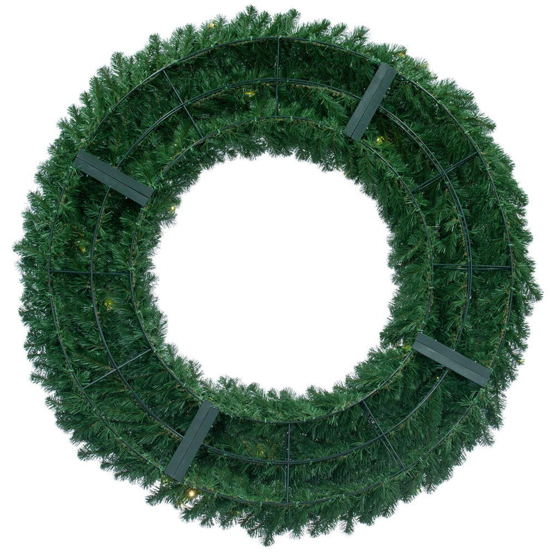 60" Prelit Wreath - Warm White