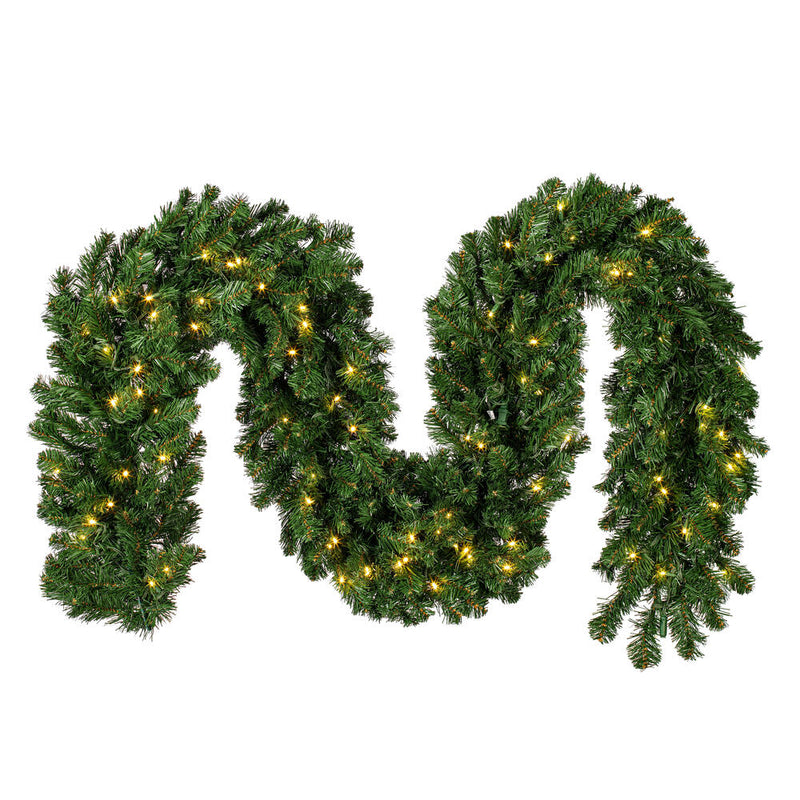 9'x18" Pine Garland Prelit - Warm White