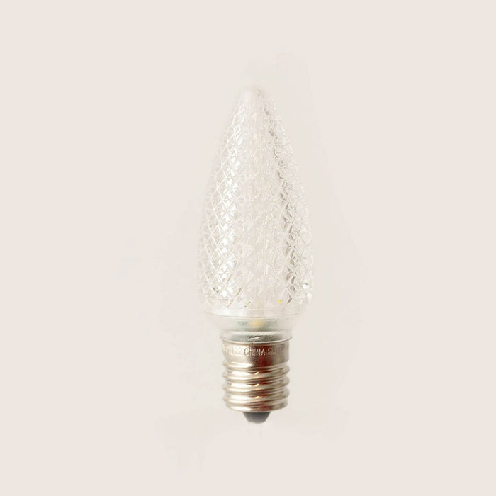 Cool White - C9 LED Bulbs - Bag of 25- Faceted